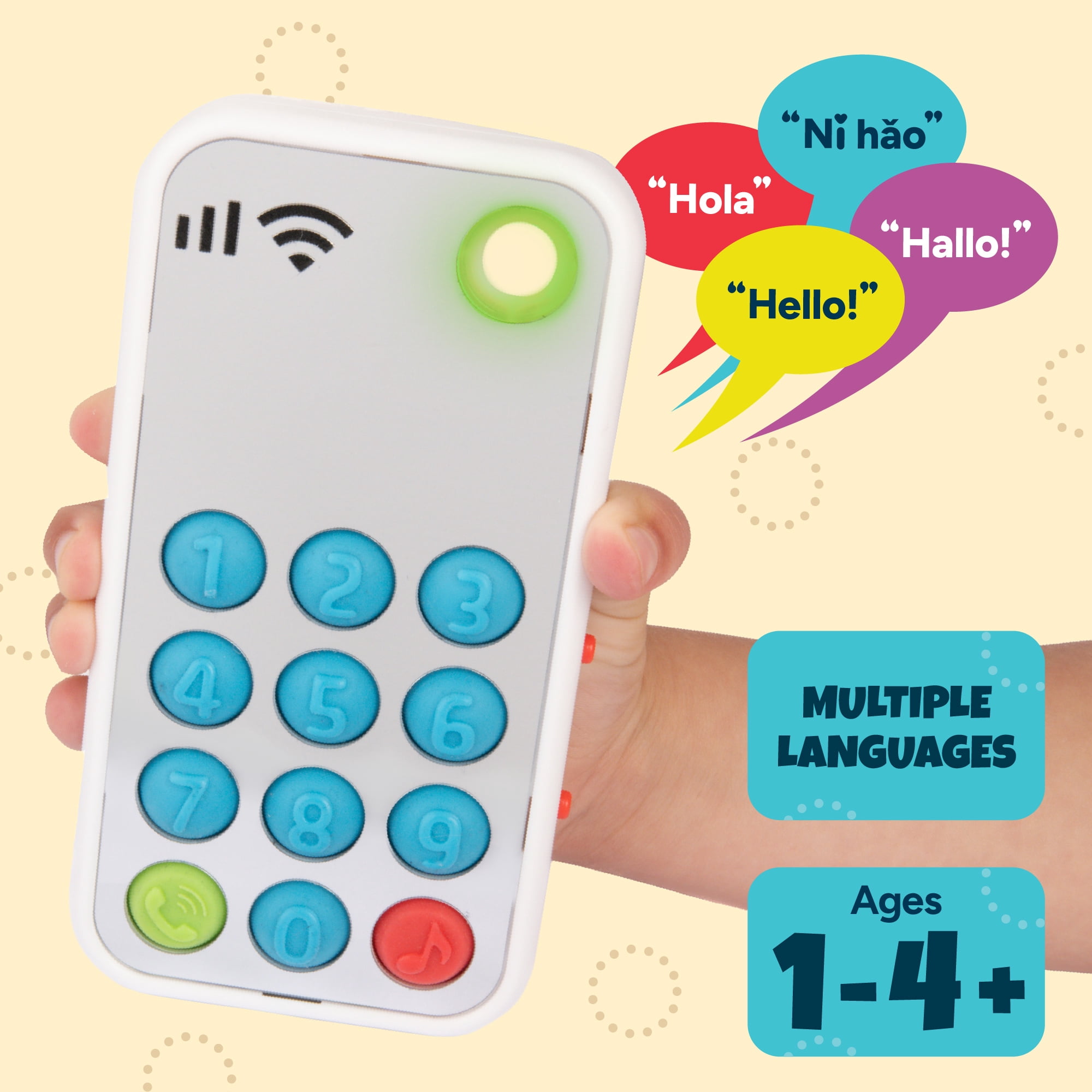 Chuckle & Roar Pop It Phone Pretend Play for Children Ages 1-4+ by Buffalo Games