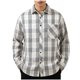 thumbnail image 1 of Mens Casual de Manga Corta Botón Abajo Camisas de Manga Larga a Damas Bolsillo Tee Cuello Turndown, 1 of 7
