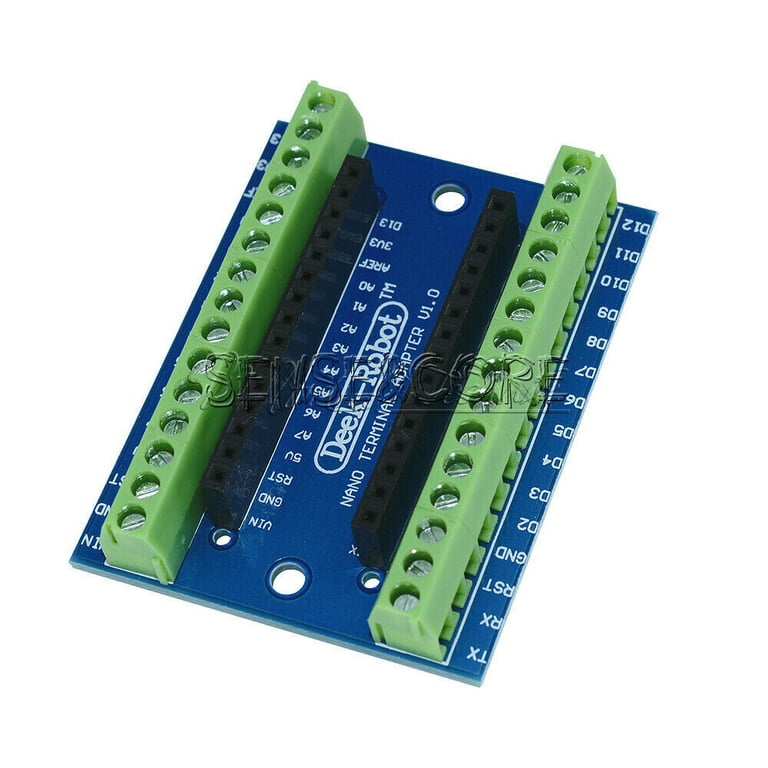 2PCS Terminal Adapter board for the Arduino Nano V3.0 AVR ATMEGA328P-AU  Module