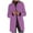 Purple, variant on Winter Coats for Women, Plus Size Double Breasted Pea Coat Hooded Slim Long Winter Trench Winter Jacket Tartan Woolen Coat Clearance