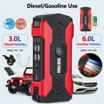 thumbnail image 5 of DFITO Car Jump Starter, 100000mAh Portable Charger Power Bank with LED Flash Light, Emergency Charger Battery Power Bank, Car Booster Starting Device, 5 of 9