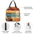thumbnail image 4 of Disketp Beach Umbrella Sunset for Insulated Lunch Bag for Women and Men, Perfect for Work, Hiking, Picnic, 4 of 8