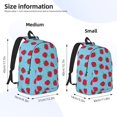 thumbnail image 2 of Easygdp Strawberries Mochila de Lona Resistente para Laptop, Compatible con Laptops de 15 a 17 pulgadas, Ideal para Escuela, Trabajo y Viajes-Medium, 2 of 5