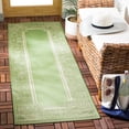 thumbnail image 2 of Safavieh Courtyard Cooper Botanical Indoor/Outdoor Runner Rug, Olive/Natural, 2'3" x 10', 2 of 8
