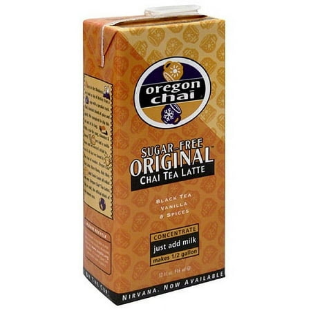 Oregon Chai Sugar Free Chai Tea Latte, 32FO (Pack of 6)