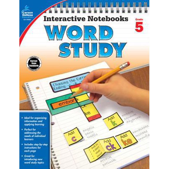 Pre-Owned Interactive Notebooks Word Study, Grade 5 (Paperback) 1483838137 9781483838137