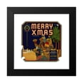 thumbnail image 2 of Anonymous 15x15 Black Modern Framed Museum Art Print Titled - Merry Xmas Brand Fruit Label (1930s), 2 of 5