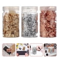thumbnail image 3 of Nail Art Foil Flakes Silver Daily Use 3Pcs 3.93X2.04X2.04Inch, 3 of 6