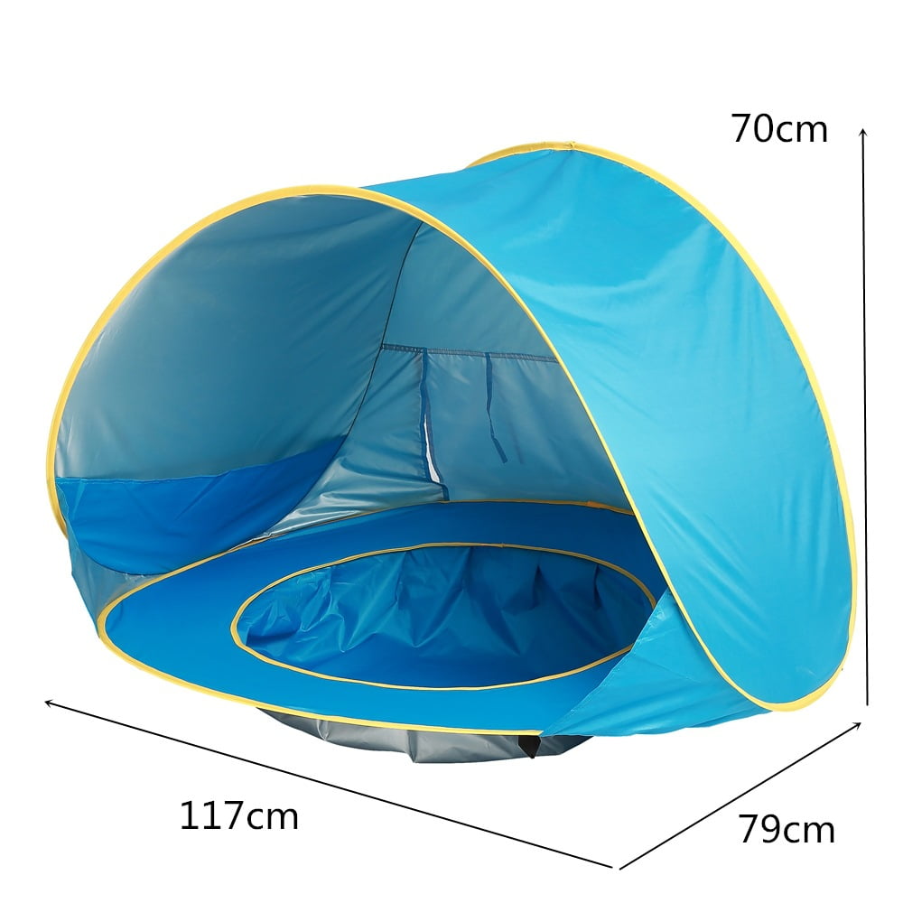Baby Beach Tent Pop Up Portable Shade Pool UV Protection Sun Shelter for Infant Walmart