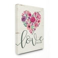 thumbnail image 2 of The Stupell Home Decor Collection Love Lives Here Floral Wall Art, 2 of 11
