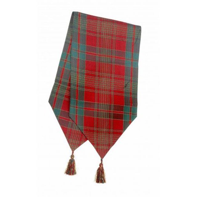 Mr. MJs Trading AG-11244-13x54 13 x 54 in. Ribbed Table Runner with Tassels, Dover