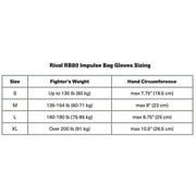 Rival Boxing RB80 Impulse Bag Gloves - Medium - Gray