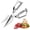 Silver, variant on 2026 New Heavy Duty Kitchen Scissors for Food, Stainless Steel Bone Cut Kitchen Scissors Poultry Shears, Multi Purpose Kitchen Shears for Meat Chicken Bone Fish Turkey Vegetables Seafood