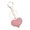 Pink, variant on Rhinestoned Accent Heart Shaped Keychain Lightweight and Rustproof Key Holder Decoration for Women Lady