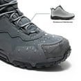 thumbnail image 3 of Nortiv8 Men's Ankle Waterproof Hiking Boots Lightweight Backpacking Work Shoes GREY Size 12, 3 of 9
