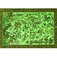 thumbnail image 1 of Ahgly Company Indoor Rectangle Animal Green Traditional Area Rugs, 3' x 5', 1 of 1