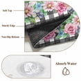 thumbnail image 5 of Spring Rabbits Large Area Rugs 5x8 ft Pink Rose Purple Flowers Daisy Easter Washable Rug Non Slip Indoor Carpet Absorbent Floor Mat for Living Room Bedroom Dining Room, 5 of 9