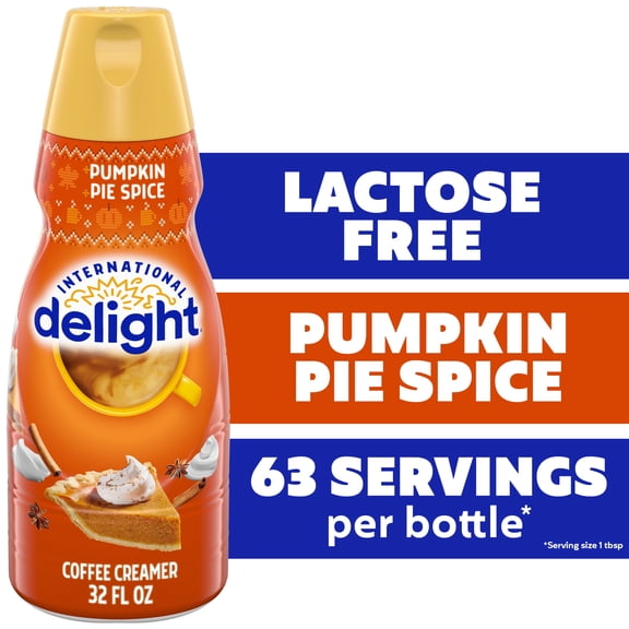 International Delight Pumpkin Pie Spice Coffee Creamer Bottle, 32 fl oz