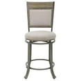 thumbnail image 5 of Home Square 3 Piece Upholstered Counter Stool Set with Metal Base in Pewter, 5 of 10