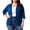 Blue#womens plus size cardigans, variant on Plus Size Cardigan for Women 3/4 Sleeve Loose Button Down Cardigans Lightweight Comfy Cover Up Tops Navy XXL
