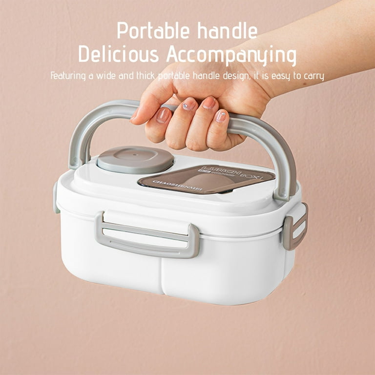 Tiitstoy Small Stainless Steel Insulated Lunch Box, Bento Box for School  and Work, Outdoor Lunch Camping Portable Lunch Box, Layered