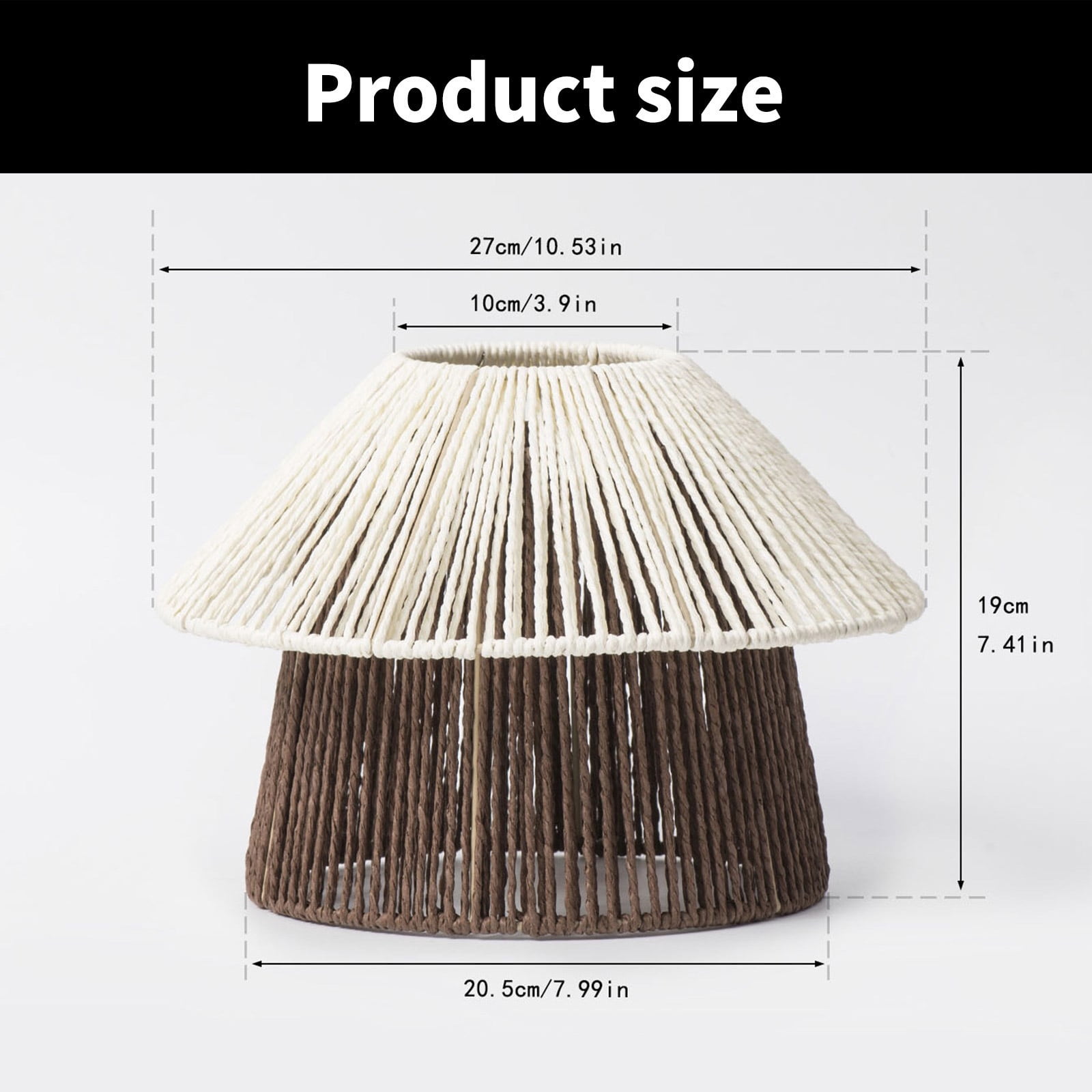 Fashion Weave Pendant Lampshades Decorative Chandelier Accessories Suitable for Living Rooms Bedrooms and Dining Areas