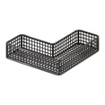 thumbnail image 1 of Cesta de ducha de metal, organizador de ducha, estante de esquina, estante de adhesión para garaje, champú, baño, champú y acondicionador. Negro 25x10x5cm, 1 of 8