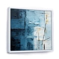 thumbnail image 2 of Designart "Serenity In A Forest Of Blue Bamboo V" Bamboo Floater Framed Canvas Wall Art, 2 of 5