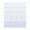 thumbnail image 2 of 3D Nail Stickers Gold Silver Metal Black Geometric Flower, 2 of 5