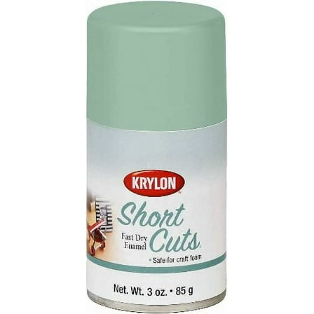 Krylon KSCS08600 Short Cuts Aerosol Paint, Cactus Green, 3 oz