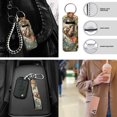thumbnail image 6 of Jeiento Sloth Car Seat Cover Full Set, Front and Back Seat, Floor Mat, Steering Wheel, Armrest, Seatbelt Strap, Flower Decorative Auto Interior Accessories, 17 Pack, 6 of 8