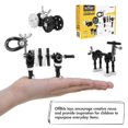 thumbnail image 4 of The Off Bits Construye tu propio robot animal Juguetes educativos de construcción de tallos para niños de 6 7 8 9 años Zebra Robot Stem Toys Kit de ingeniería Juguetes de construcción Regalo de vapor, 4 of 5