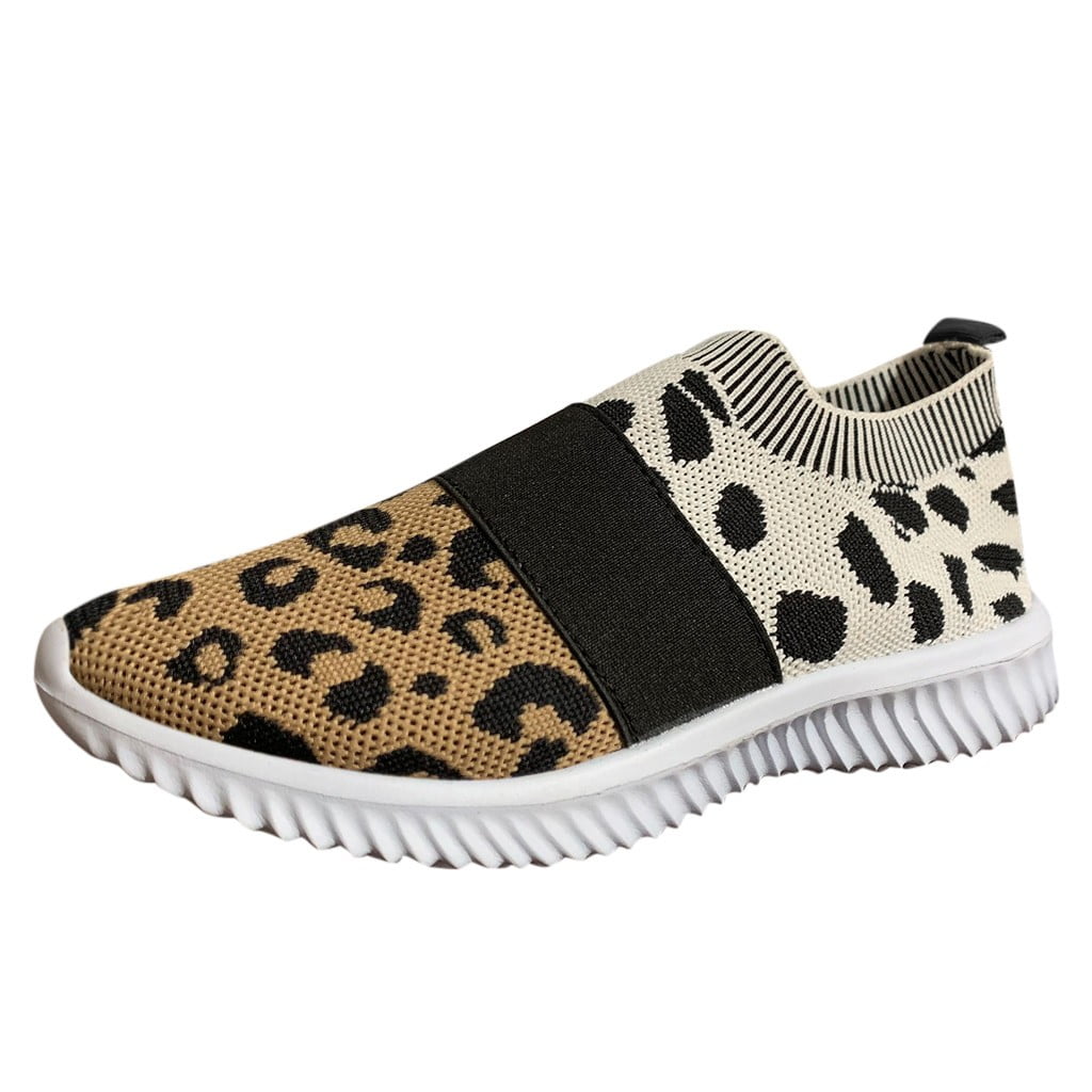 leopard print flat shoes