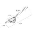 thumbnail image 2 of Clean Filtration Hanging Hole Design Easy Clean Durable Material Not Easy To Rust Fine Mesh Spoon Filtration Skimmer Filter Oil Strainer Colander Mesh Spoon, 2 of 8