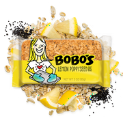 Bobo's Oat Bars, Gluten Free, Lemon Poppyseed, 3 Oz, 12 Count