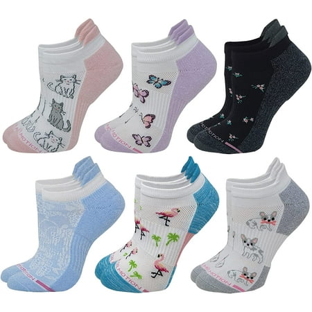 

Dr. Motion Women s 6pk Compression Low Cut Anklet Socks (9-11 Assorted)