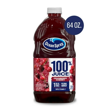 Ocean Spray® 100% Juice Cranberry Cherry Juice Blend, 64 fl oz Bottle