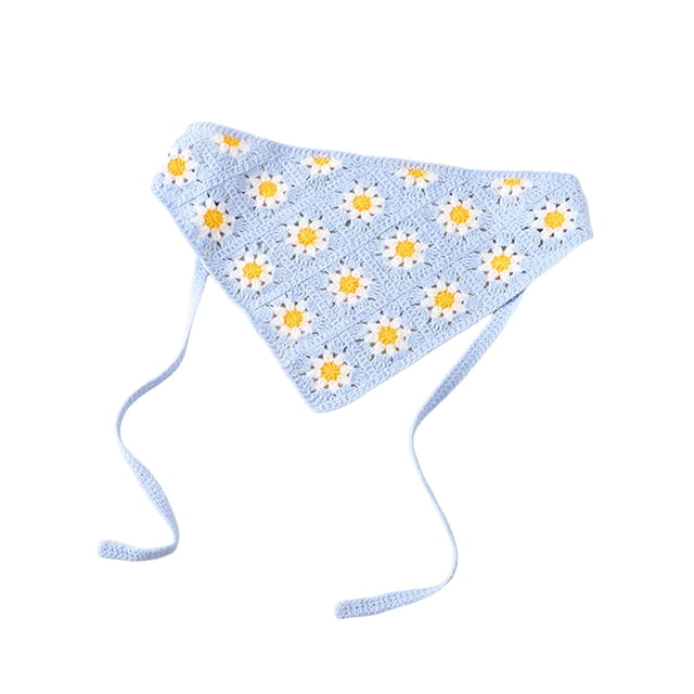 Womens Printed Headscarf Accessories Knitted Lace Headband