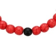 thumbnail image 3 of Beads Bulk Round Rock Engry s 8mm Polished Beads Bracelet For Unisex Jewelry Making Red, 3 of 9