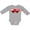 AC-Heather Grey, variant on Inktastic Fire Truck Childs Fireman Boys or Girls Long Sleeve Baby Bodysuit