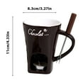thumbnail image 6 of Sweet Fondue Cup for Date Night and More, Chocolate Melting Cup Set with Forks, Perfect as Fondue Mug or Chocolate Fondue Mug - Ideal Gifts for Birthday, Wedding, Mini Simmer Mug, 6 of 6