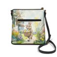 thumbnail image 2 of HELLHERO Easter Bunny Illustration Water-Resistant Purse Satchel for Daily Wear Work, Durable Waterproof Crossbody Purse Adjustable Strap Ladies Shoulder Purse, 2 of 7