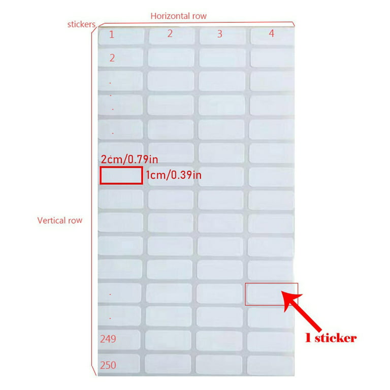 30000 Pcs/Roll Diamond Painting Storage Containers Label Sheets Name Number Stickers 5D DIY Diamond Painting Kits for Adults Tools and Accessories