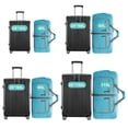 thumbnail image 3 of Bolsa de viaje Dimayar de 115 litros con compartimento para zapatos, impermeable, 3 of 8