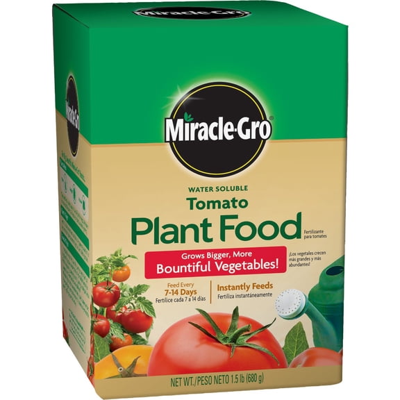 Miracle-Gro Tomato Plant Food, 1.5-Pound Tomato Fertilizer Pack of 2