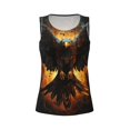 thumbnail image 4 of Lsque Cool Black Eagle Printed Workout Tank Tops for Women, Athletic Sports Tank Tops, Compression Sleeveless Dry Fit Shirts,Sleeveless Yoga Shirt-Small, 4 of 9
