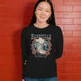 thumbnail image 4 of Nashville TN The Music City Women's Long Sleeve T-shirt Country Cowgirl Boots and Hat, 4 of 7