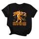 thumbnail image 4 of Blusa informal de manga corta con estampado de año nuevo y cuello redondo para mujer Fridja gope3117, 4 of 6