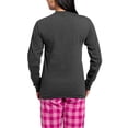 thumbnail image 2 of CafePress - Cicadas Scream All Summer Loves Periodical Cicadas - Women's Long Sleeve Charcoal Gray Pajamas, 2 of 7
