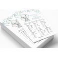 thumbnail image 4 of Inkdotpot 50 Sheets What'sIn Your PurseBaby Shower GameCards Baby Elephant Gender Neutral Activity CardsPartyIdea Baby Shower Party Supply, 4 of 5
